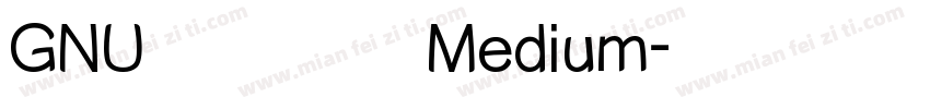 GNU点阵宋体 Medium字体转换